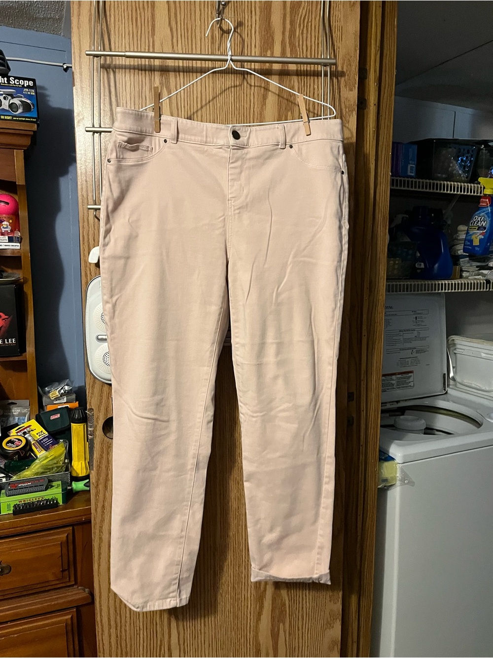 Chico's Light Blush Straight-Leg Stretch Pants